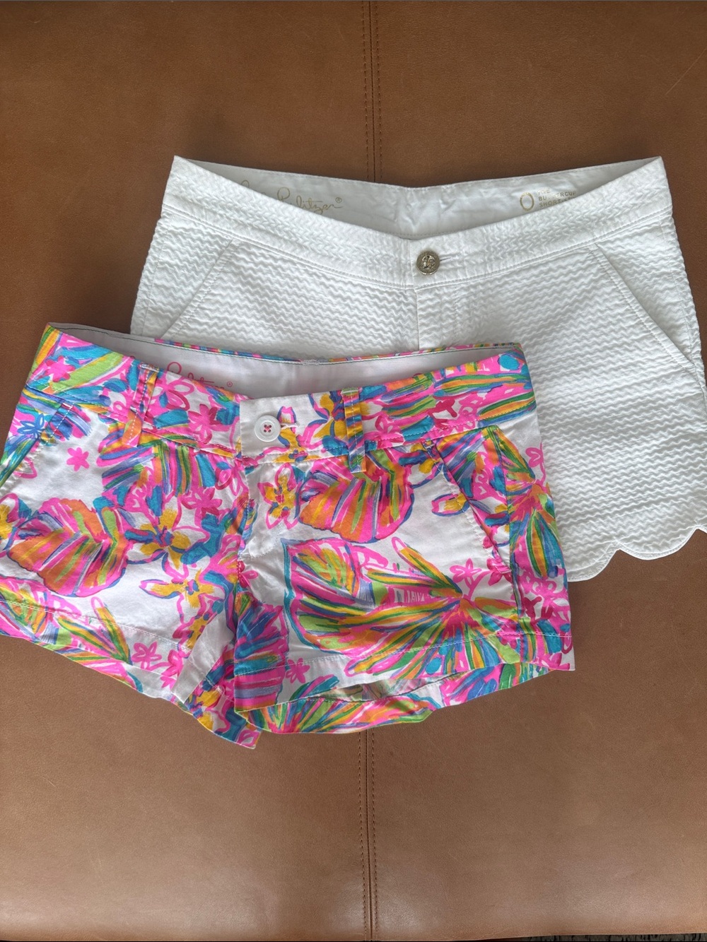 Pair of Lilly Pulitzer size 0 shorts